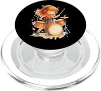 Baquetas de batería Rock & Roll Hands Kids Girls PopSockets PopGrip para MagSafe
