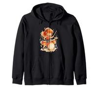 Baquetas de batería Rock & Roll Hands Kids Girls Sudadera con Capucha