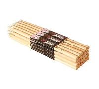 Baquetas de madera en el escenario Hickory 5A, 12 pares