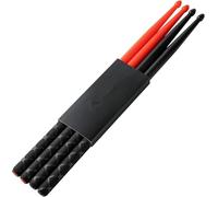 Baquetas de nailon 5a 2 pares: baquetas de plástico ligeras, duraderas, antideslizantes, para niños y adultos, banda de rock, principiantes, instrumentos musicales, accesorios de percusión