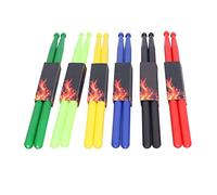 Baquetas de Nailon 5A, Antideslizantes y Resistentes, Conjunto de 6 Pares para Batería, Principiantes, Profesionales, Uso Diario, Clases de Música, Actuaciones en Vivo, Escuelas, Hogar, Rehearsal