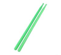Baquetas de nylon 5A Glow Concert Par de baquetas de nylon 5A brillo (verde | Efecto de brillo más brillante, luz de 40 a 60 minutos, llamativo visual de escenario, construcción de nailon, par incluido