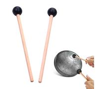 Baquetas de Tambor de Madera,Palos de Percusión,Baquetas Profesionales para Xilófono,Mazos para Marimba,para Carillón de Energía Xilófono Bloque de Madera,1 Pares