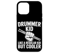 Baquetas Drummer Kid, baterista divertido Carcasa para iPhone 12 mini