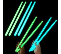 Baquetas Luminosas, 8 Piezas Baquetas Bateria, Baquetas Tambor, Palillos Tambor Para Fiesta Eventos Nocturnos