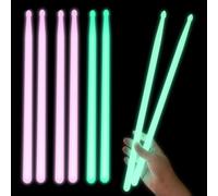Baquetas Luminosas, 8 Piezas Baquetas Bateria, Baquetas Tambor, Palillos Tambor Para Fiesta Eventos Nocturnos