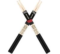 Baquetas para batería, madera maciza natural, equilibrio de peso, agarre antideslizante, actuación en vivo y kit de batería, accesorios de práctica, baquetas de percusión para principiantes