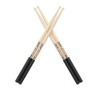 Baquetas para batería, madera maciza natural, equilibrio de peso, agarre antideslizante, rendimiento en vivo y kit de batería, accesorios de práctica, baquetas para principiantes profesionales (arce