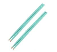 Baquetas para Principiantes 2 Pares De Baquetas De Madera De Arce Coloridas 5A, Baquetas Con Punta De Madera Para Juego De Batería (Color : Green)