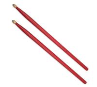 Baquetas Profesionales 1 Par De Baquetas Antideslizantes Ligeras 5A, Baquetas De Madera De Nogal, Accesorios De Percusión (Color : F)