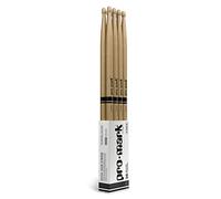 Baquetas ProMark Classic Forward 2B de nogal americano, punta ovalada de madera, 4 pares