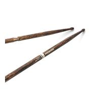 ProMark Baquetas Bateria - Rebound 5A Drumsticks - FireGrain - Sin exceso de vibración - Acabado de laca, Punta de Bellota, Madera de nogal americano - 1 par