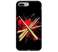 Baquetas Splash Drummer Rock Music Carcasa para iPhone 7 Plus/8 Plus