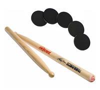 Baquetas Wincent con la firma del batería de Scorpions Mikkey Dee + 5 almohadillas amortiguadoras para la batería.