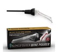 Bar Amigos® Kingfisher El aireador de vino Aerator Vertedor para botellas de vino Pourer Red Wine Aeration Spout Bottle Pouring Taste Enhancer