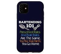 Bar Bartending 101 Reglas preescolares Reglas de la Barra Cita Bartender Carcasa para iPhone 11