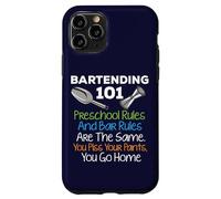 Bar Bartending 101 Reglas preescolares Reglas de la Barra Cita Bartender Carcasa para iPhone 11 Pro