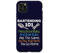 Bar Bartending 101 Reglas preescolares Reglas de la Barra Cita Bartender Carcasa para iPhone 11 Pro MAX