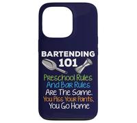 Bar Bartending 101 Reglas preescolares Reglas de la Barra Cita Bartender Carcasa para iPhone 13 Pro
