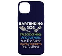 Bar Bartending 101 Reglas preescolares Reglas de la Barra Cita Bartender Carcasa para iPhone 14 Plus