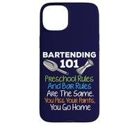 Bar Bartending 101 Reglas preescolares Reglas de la Barra Cita Bartender Carcasa para iPhone 15 Plus