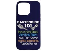 Bar Bartending 101 Reglas preescolares Reglas de la Barra Cita Bartender Carcasa para iPhone 15 Pro MAX