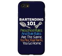 Bar Bartending 101 Reglas preescolares Reglas de la Barra Cita Bartender Carcasa para iPhone SE (2020) / 7/8
