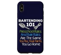 Bar Bartending 101 Reglas preescolares Reglas de la Barra Cita Bartender Carcasa para iPhone XS MAX