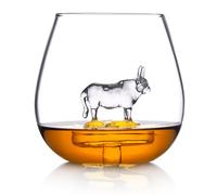 Bar Bespoke Highland Cow in a Glass - Arte en un vaso