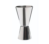 Bar craft - vaso medidor de alcohol doble de acero inoxidable