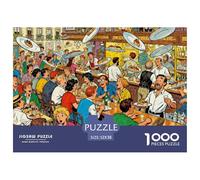 Bar de Pintxos San Sebastián Puzzle De Madera Impermeable DIY Puzzles De 1000 Piezas Regalos para Adultos Divertido Rompecabezas Juegos Desafiantes