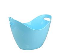 bar@drinkstuff Baby Blue Sonrisa-Enfriador acrílico para Vino y champán, 8 litros, Color, Azul Celeste