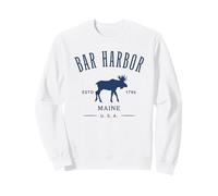 Bar Harbor Maine USA - Recuerdo con diseño de Alce Sudadera
