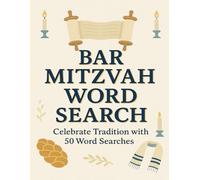 Bar Mitzvah Word Search: The perfect Bar Mitzvah gift - fun, meaningful, and unique! | 8.5x11 | Large Print | Great for reflection, downtime or travel!