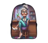 bar mochilas moderna y duradera mujeres mayores informal grande mochila mochila escolar impresos en 3d 2 compartimento-16,para niño niña safari de senderismo