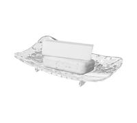 Bar Soap Holder - Cleansing Plate, Portable Vessel for Countertop Caddy, Shower Organizer, Squeegee Base with Raised, Washroom Accessory, Keeper for Family Use, Traveling, and Gymnasium