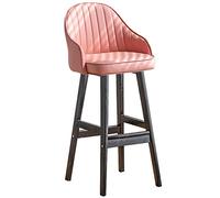 Bar Stool Industrial Farmhouse Barstool with PP Seat, Cafe Pub Kitchen Counter Dining Room Breakfast Bar Chair (White-2ps)