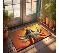 Bar Stuff For Man Cave A Multi-Armed Deity Adornado con joyas doradas Felpudo Sweet Home Felpudo de invierno para exteriores (40 x 60 cm)