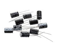 Barabesty 10 condensadores electrolíticos de 4,7 uF, 400 V, 105 C, 8 x 12 m