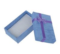 Barabesty 2 cajas de de cartón con diseño de pajarita, cajas de , soporte para pulseras, lavanda