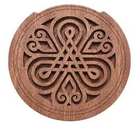 Barabesty Bloque de para guitarra con agujero de sonido para guitarra, de caoba, para ecualizador de guitarras acústicas folclóricas 7#