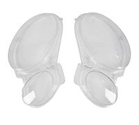 Barabesty Cubierta para faros delanteros de coche, pantalla de cristal, cubierta para faros delanteros para E W211 2002-2008 E320 E350 E280 E300 E5