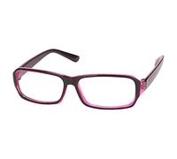 Barabesty Gafas de lente de lleno de Negro para Mujer Hombre