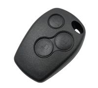 BARAC Carcasa de Llave con sin Hoja Compatible con Renault Clio,Twingo,Megane,Laguna, Kangoo y Dacia Logan, Sandero, Duster, Lodgy, Mando a Distancia Coche con zócalo Pila (3 Botones, 9,5x2,5mm)