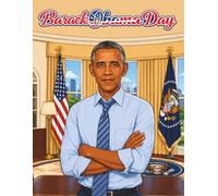 Barack Obama: Celebrate Obama Day on August 4th with this African American coloring book specifically designed for Black Adults. (African American ... Books that Reflect African American History)