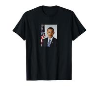 Barack Obama Foto 44º Presidente POTUS Patriótica Demócrata Camiseta