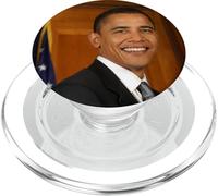 Barack Obama Foto 44º Presidente POTUS Patriótica Demócrata PopSockets PopGrip para MagSafe