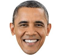 Barack Obama (Smile) Big Head. Máscara más grande que la vida.