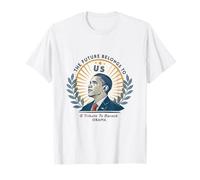 Barack Obama Tribute Art El futuro nos pertenece Camiseta
