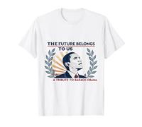 Barack Obama Tribute Art El futuro nos pertenece Camiseta